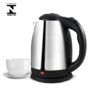 Chaleira Elétrica Térmica Bule Com Tampa Inox 1,8L