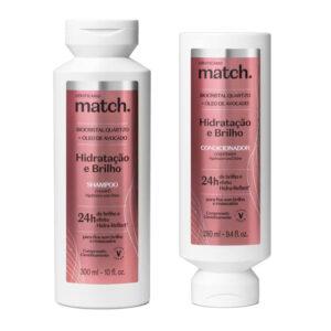 Match Hidratação e Brilho O Boticário: Shampoo e Condicionador