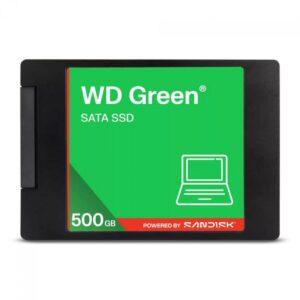 SSD WD Green 500GB, Sata III, Leitura 545MBs e Gravação 505MBs, WDS500G5G0A