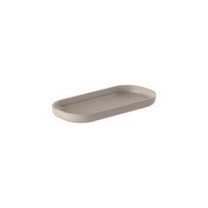 Bandeja Organizadora Decorativa Dual Bege Decoração Organização Banheiro Cozinha Home Office Ou