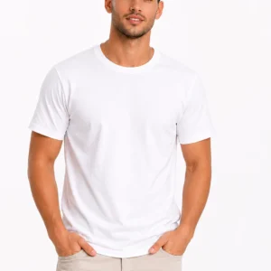 Camiseta Básica Algodão Masculina