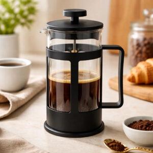 Cafeteira Prensa Francesa Café Expresso Leite Cremoso Cremeira 350ml