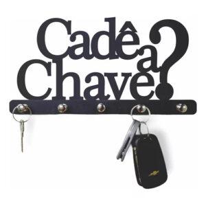 Chave Porta Chaves de parede Cade a Chave em MDF CRU suporte organizador chaveiro,decoração,presente,lembrancinha enfeite cada decoração chá de casa nova estacionamento