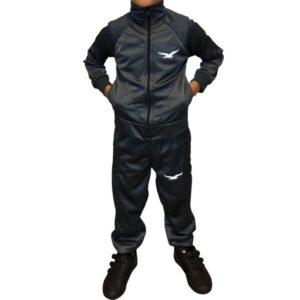Kit Masculino Infantil Básico Cinza Para o Frio Blusa e Calça Jogger - Tamanhos do 04 ao 16 - Pronta Entrega