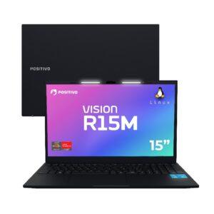Notebook Vision R15M Ryzen 7-5825U Linux 8GB RAM 256GB SSD Wi-Fi 6 IPS - Positivo AMD