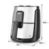 Air Fryer Philco 4,4L Antiaderente Redstone 1500W PFR15PI