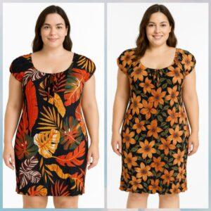vestido feminino vestido malha fria Midi manga moda plusize liganet G moda evangélica moda feminina solto fresco