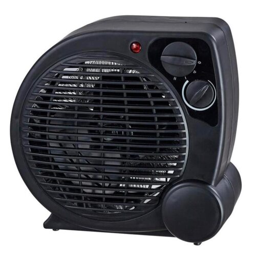 Aquecedor Portátil Ventilador Quente Mimo Style AQ04 Preto