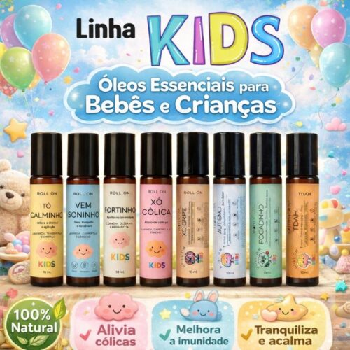 Roll on Blend de Óleo Essenciais Tropfen Linha Kids 10 mL