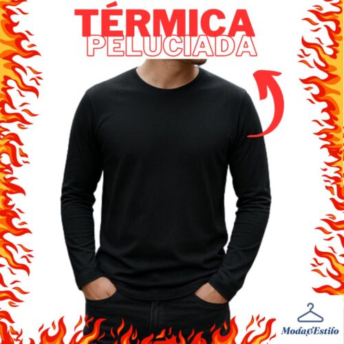 Blusa de Frio Segunda Pele Térmica Peluciada Forrada