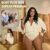 Body Plus Size G1 G2 Suplex Manga Morcego Modela o Corpo Zero Transparência Decote Ajustável Casual Tendência 46 ao 52