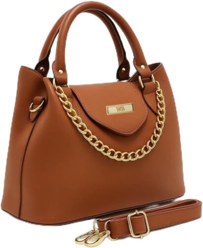 Bolsa Feminina Alça de Mão e Ombro Reajustável Bolso Externo