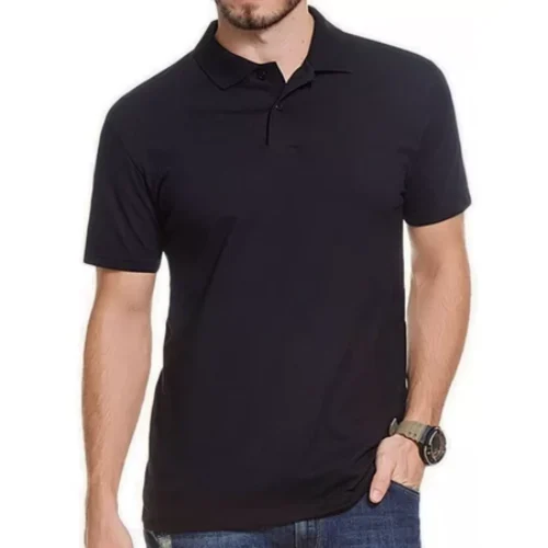 Camisa polo premium piquet poliester masculina