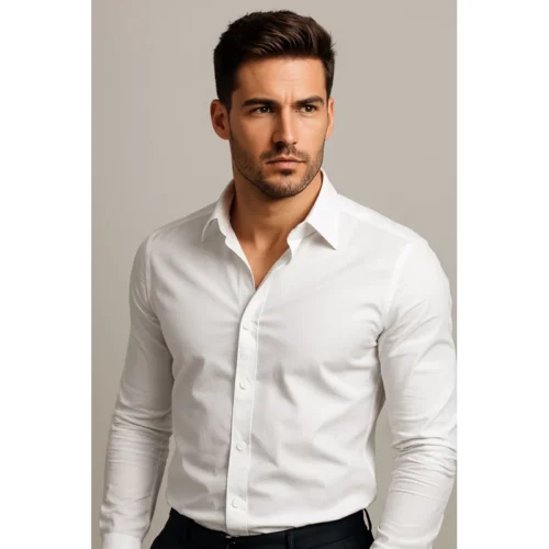Camisa Masculina Slim Fit Luxo