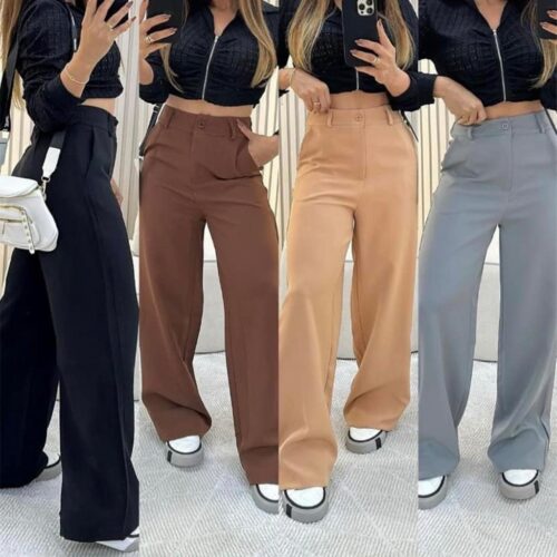 Calça Pantalona Alfaiataria Premium Bolso