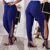 Calca Jogger Moda Feminina Com Fenda Lateral Feminino