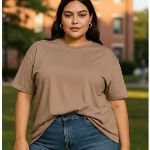 Camiseta Moda Feminina Estilosa Plus Size Feminina