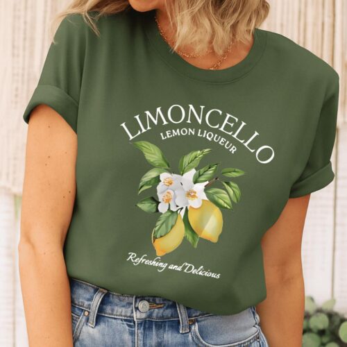 Camiseta Limoncello Drink Lemon 100 Algodão Feminina