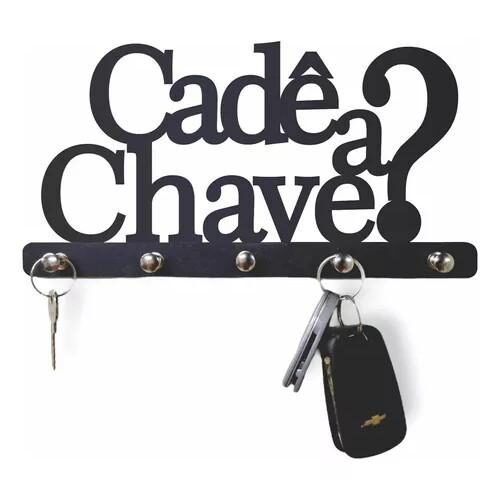 Porta Chaves de parede organizador chaveiro em mdf cru
