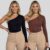 Blusa Feminina Moda Manga Longa Suplex Forro Kit 2 Unidade