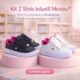 Kit 2 Pares Tênis Infantil Menina Leve e Resistente 25 ao 36
