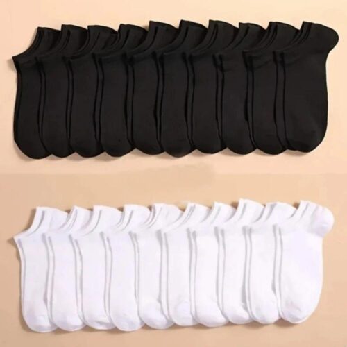 Kit 3/6/12/18 Pares de Meias Soquete Cano Curto Masculina Feminina Unissex varejo