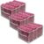 Kit 3 Colmeia Organizadora Plus GG Roupas Cama Mesa Banho Blusas Cobertor 45x32x22cm