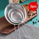 Kit 3 Peneiras Coador Aço Inoxidável Para Cozinha