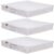 Kit 3 Saco Organizador Capa Protetora Multiuso Rouparia Roupas Cobertor Toalhas Cama Mesa Banho
