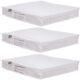 Kit 3 Saco Organizador Capa Protetora Multiuso Rouparia Roupas Cobertor Toalhas Cama Mesa Banho