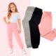 Kit 4 Calças de Moletom Flanelada com Elástico Infantil