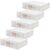 Kit 5 Saco Organizador Multiuso Capa Protetora Roupas Cobertos Toalhas Cama Mesa Banho 50x45x15cm