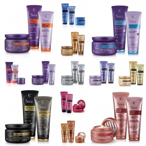 Kit Combo Cronograma Capilar Shampoo/condicionador/mascara Linha Siage Eudora – A Escolher
