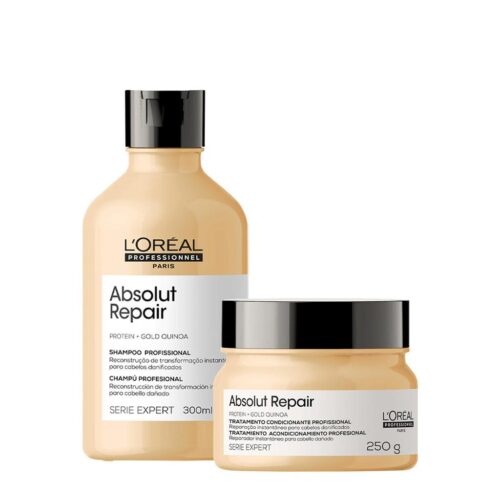 Kit L’Oréal Professionnel Serie Expert Absolut Repair Shampoo e Máscara P (2 produtos)