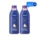 Kit Loção Hidratante Nivea Milk Pele Seca a Extrasseca 400ml