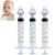 Kit seringas com bico de silicone lavagem nasal 10 ml