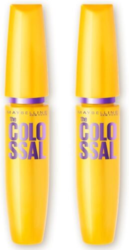Kit Máscaras de Cílios Maybelline Colossal Preto 2 Unidades