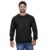 Moletom Unissex Careca Liso Flanelado Gola Redonda Ribana