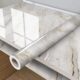Papel Parede Impermeável Resistente Mármore Dourado