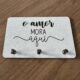 Porta Chaves Parede MDF Frases Inspiradoras Multiuso
