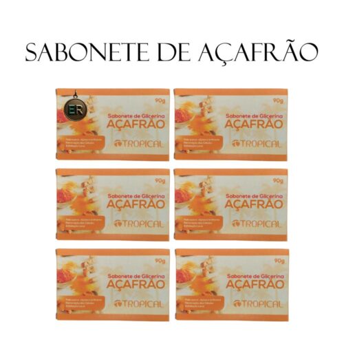 Sabonete em Barra Tropical Cosmeticos Açafrão Cúrcuma