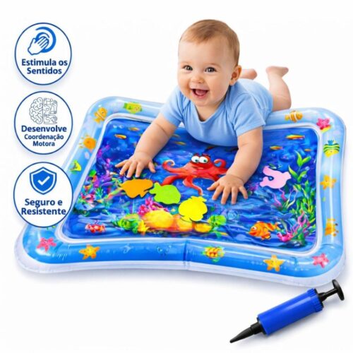 Tapete Infantil Inflável de Água Sensorial para Bebê