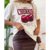 Camiseta Camisa Feminina Moda Tendencia Blogueira Cereja