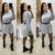 Vestido Feminino Max Lãzinha Gola Alta Cacharrel Manga Longa