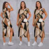 Vestido MIDI Envio Rápido Bolso Fendas Laterais Moda Evangélica.l viscoLycra Premium, Conforto Elegância em uma peça
