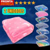 2 Unidades Manta Cobertor Brilha No Escuro Infantil Felpudo 1m x 80cm