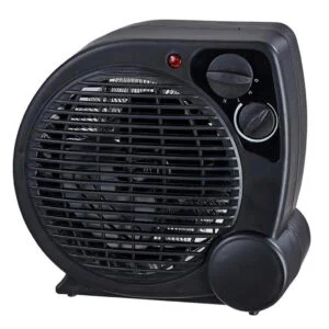 Aquecedor Portátil a Ar Ventilador Quente Preto AQ04 - Mimo Style