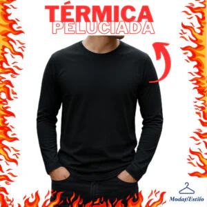 Blusa de Frio Segunda Pele Térmica Peluciada Inverno Frio Forrada Flanelada Manga longa Masculina