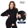 Blusa Térmica Feminina Peluciada Grossa Inverno Frio Neve Sulxtreme