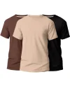 Kit 3 Camisetas Algodão Premium